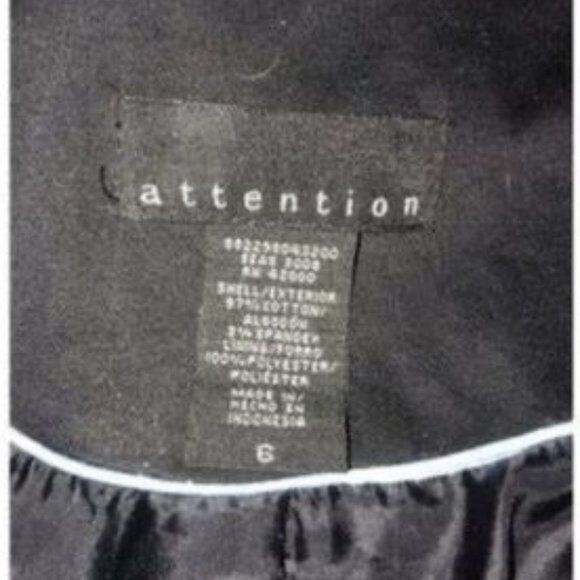 Women's Attention Cotton Blend Blazer, size 6 - Picture 5 of 11